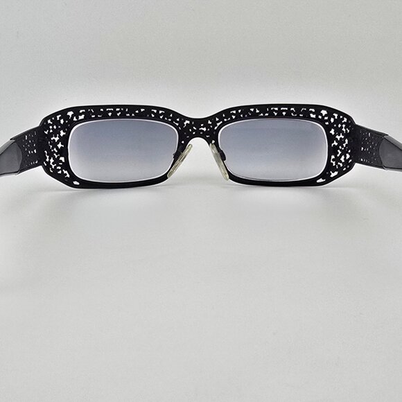 Caviar Champagne Series M. 6276 C. 24 Matte Black Rhinestone Sunglasses Frame main image 5